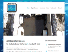 Tablet Screenshot of abcsepticservices.com